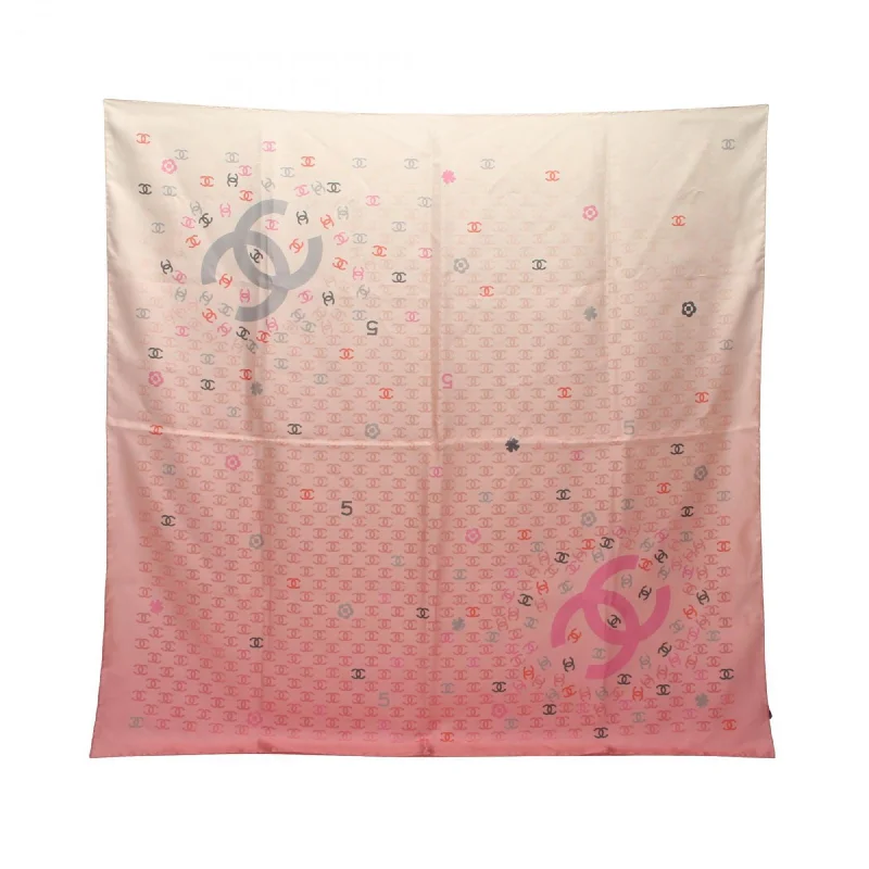 Chanel  pink Silk Scarf (Pre-Owned)