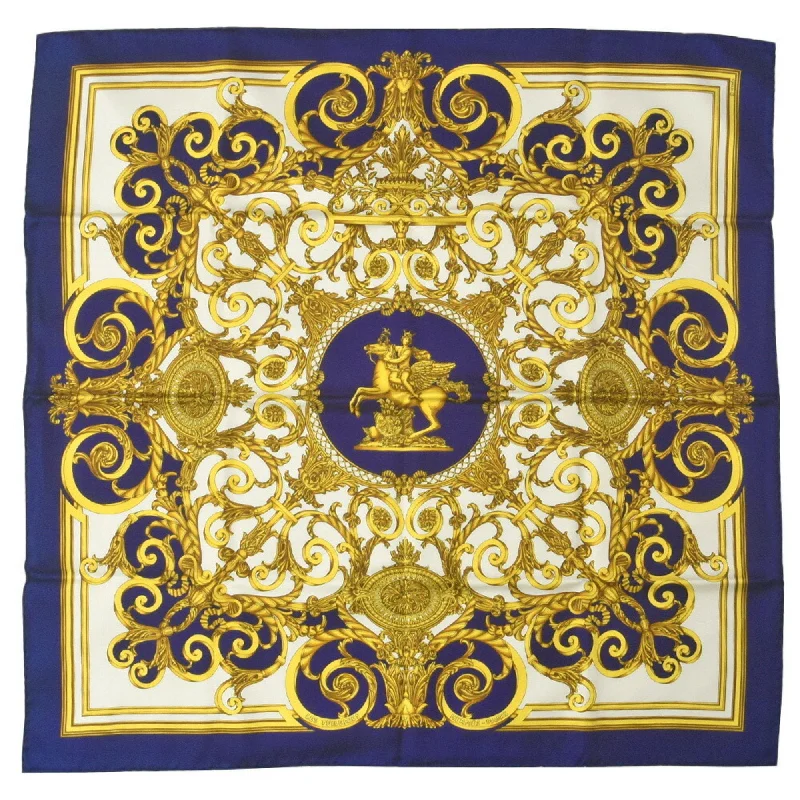 Hermes blue   Silk Scarf (Pre-Owned)