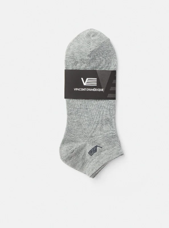 Esential gray ankle socks