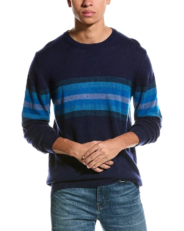 Brodie Cashmere Wool & Cashmere-Blend Blake Stripe Jumper