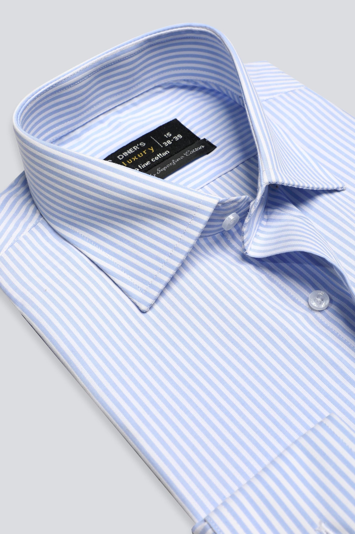 Light Blue Bengal Strieps Formal Shirt