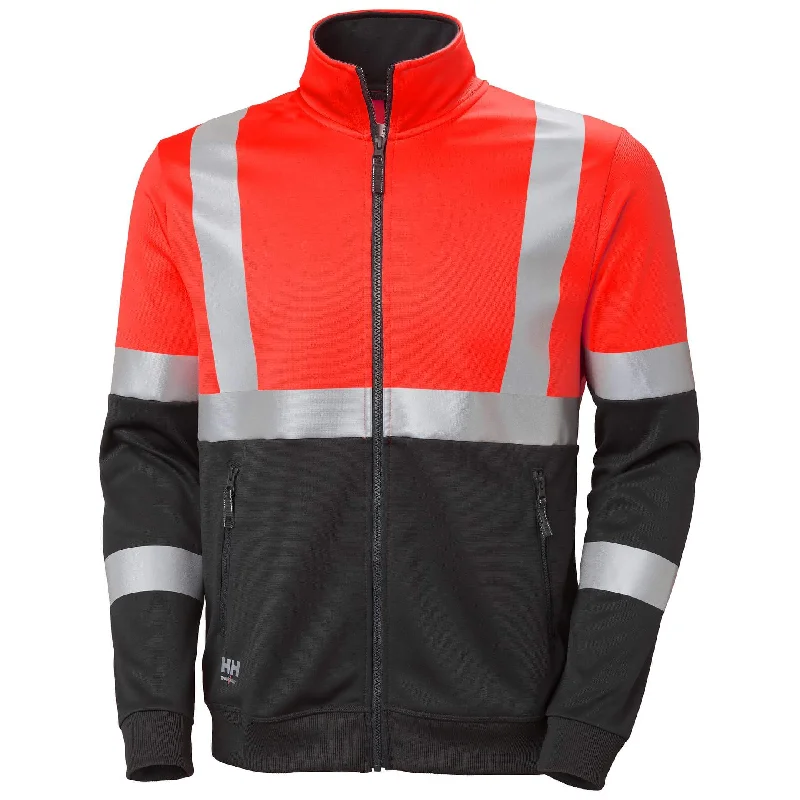 Helly Hansen Addvis Hi-Vis Zip Sweatshirt Class 1 - 79258