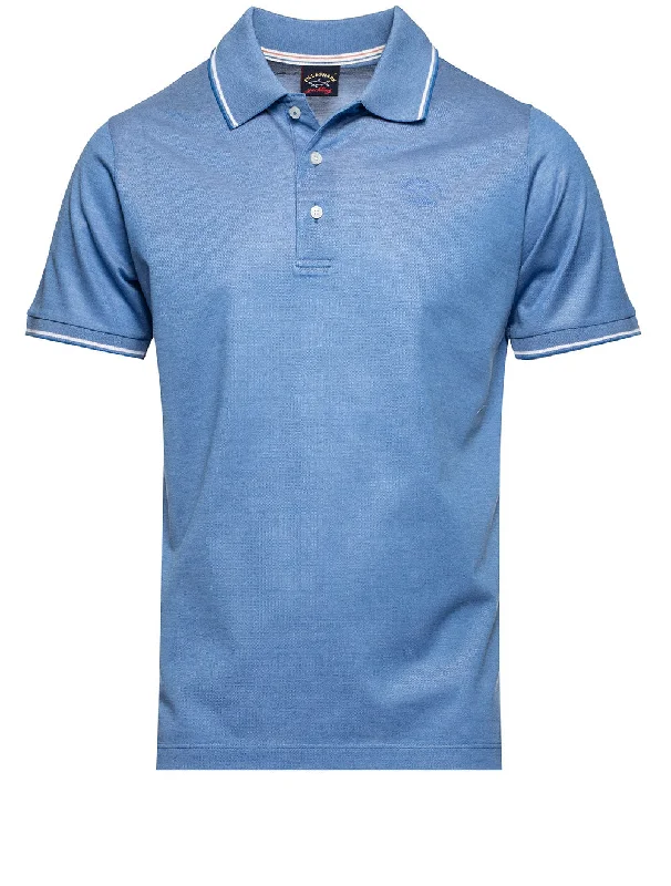 Piqué Tech Polo Blue