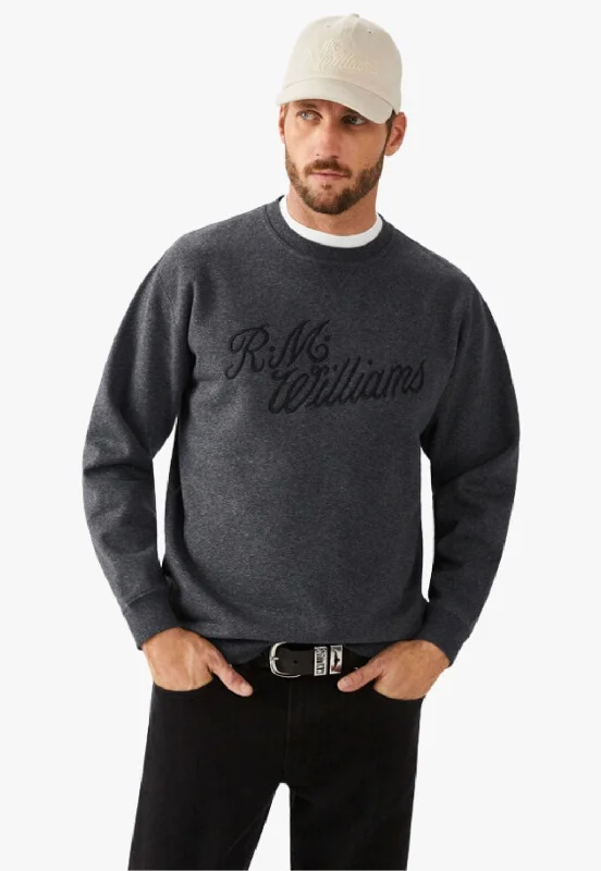 R.M. Williams Mens Script Crew