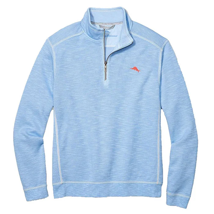 Tommy Bahama Tobago Bay Half Zip Sweater in Lt Sky