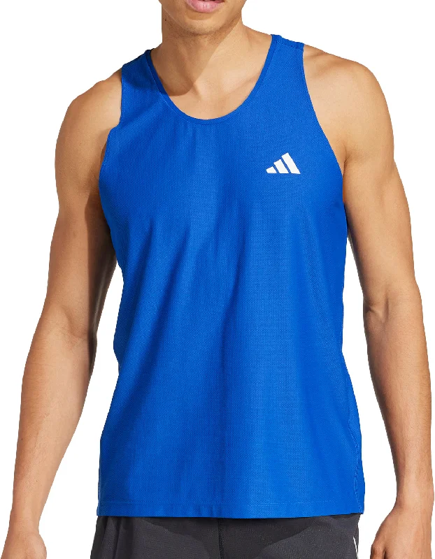 adidas Own The Run Mens Running Vest - Blue