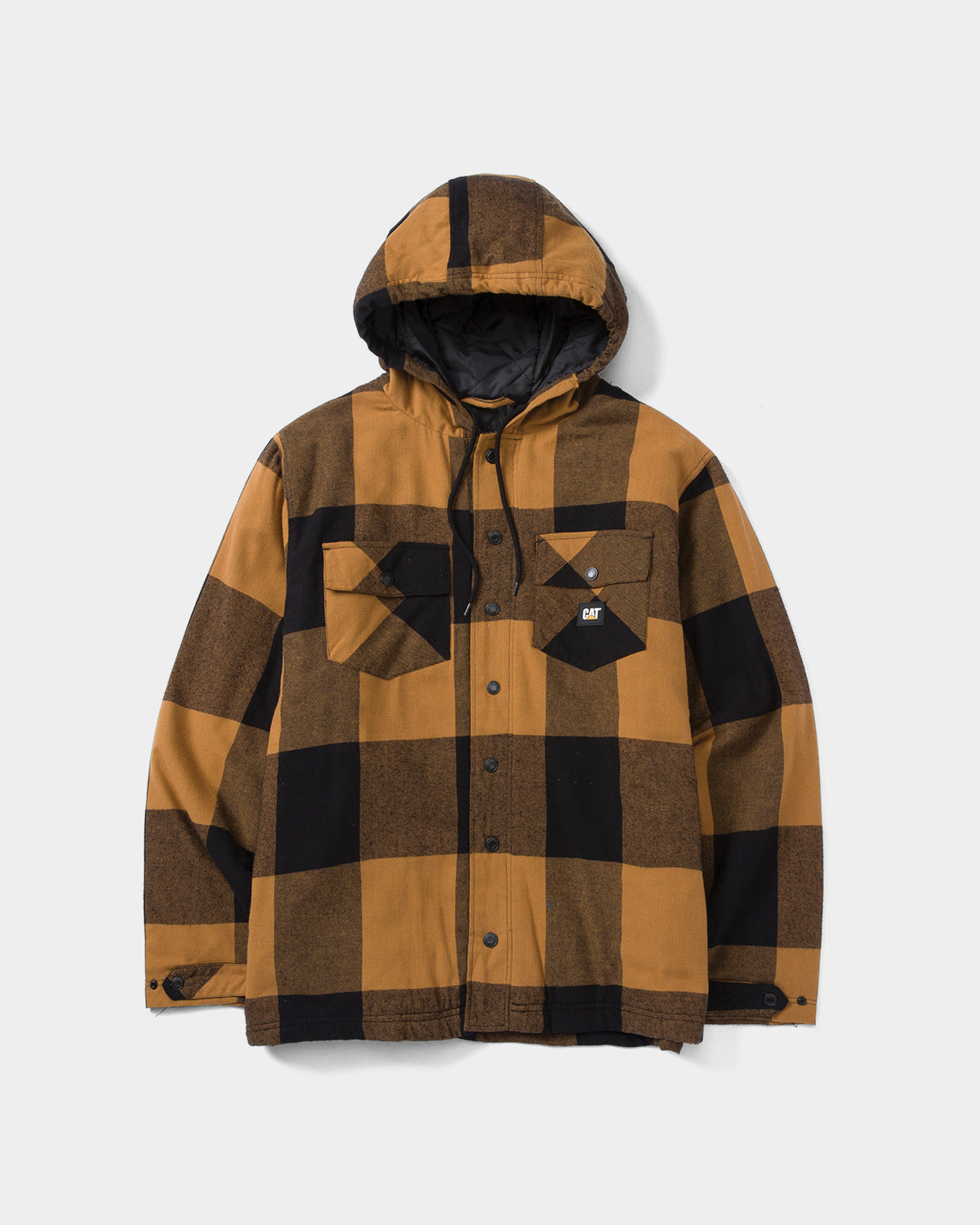 MEN'S HOODED FLANNEL SHIRT JAC