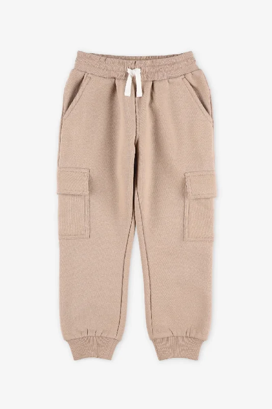 Pantalon jogger coton ouaté - Enfant garçon