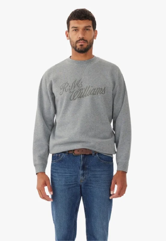 R.M. Williams Mens Script Crew