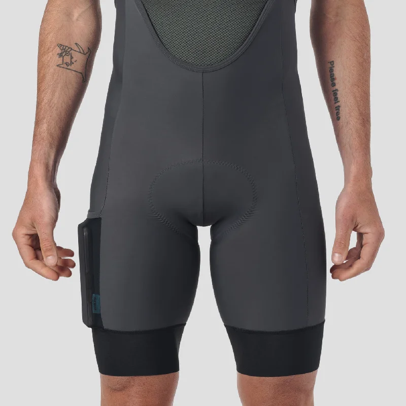 Men's Work Bib Short - Slate