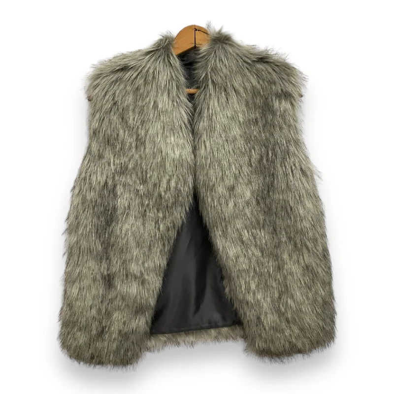 Vest Faux Fur & Sherpa By Limited  Size: M