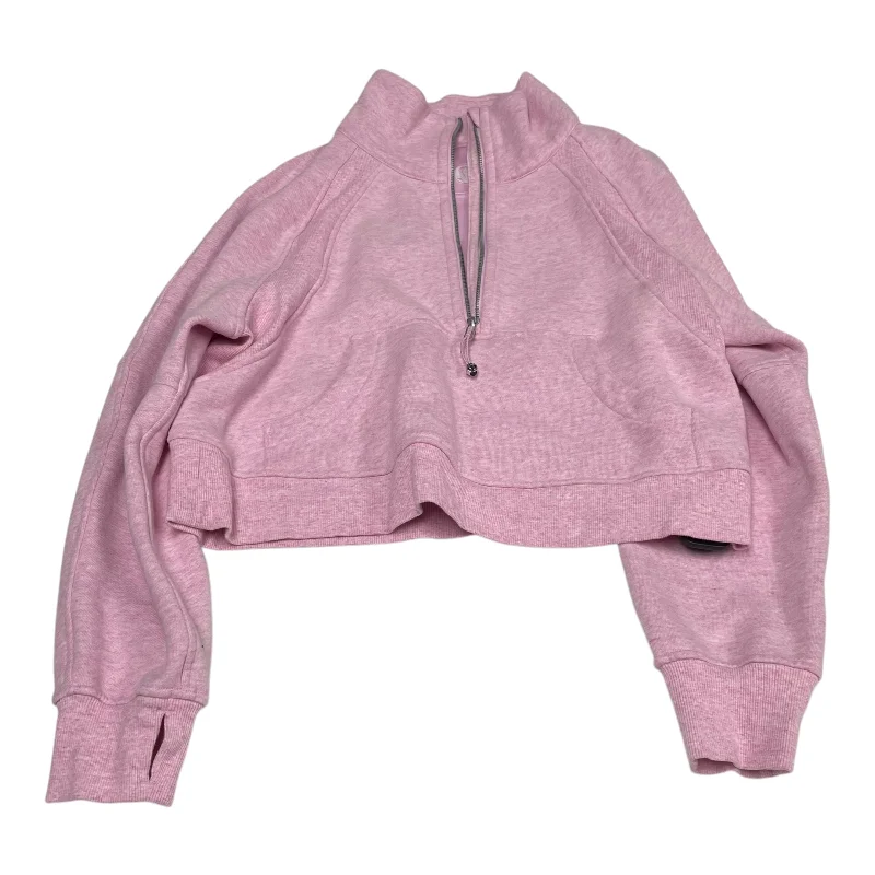 Sweatshirt Collar By Lululemon In Pink, Size: M