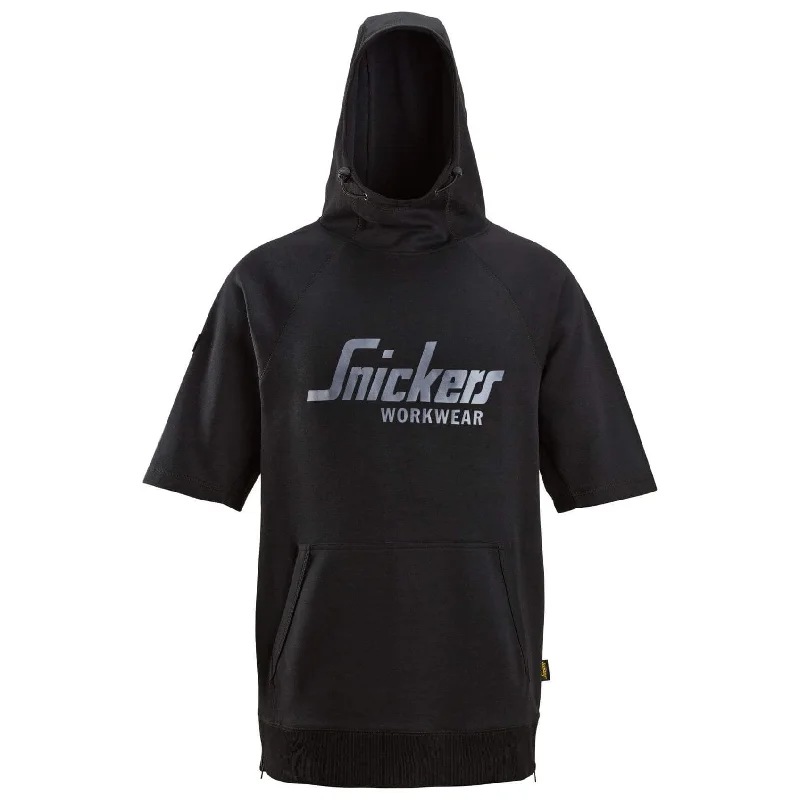 Snickers 2850 Logo Hoodie Short Sleeve