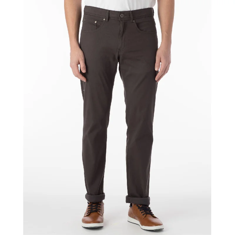 Perma Color Pima Twill 5-Pocket Pants in Pavement (Crescent Modern Fit) by Ballin