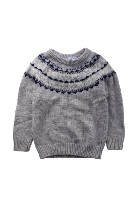 Jacadi Fair Isle Knit Sweater 3T