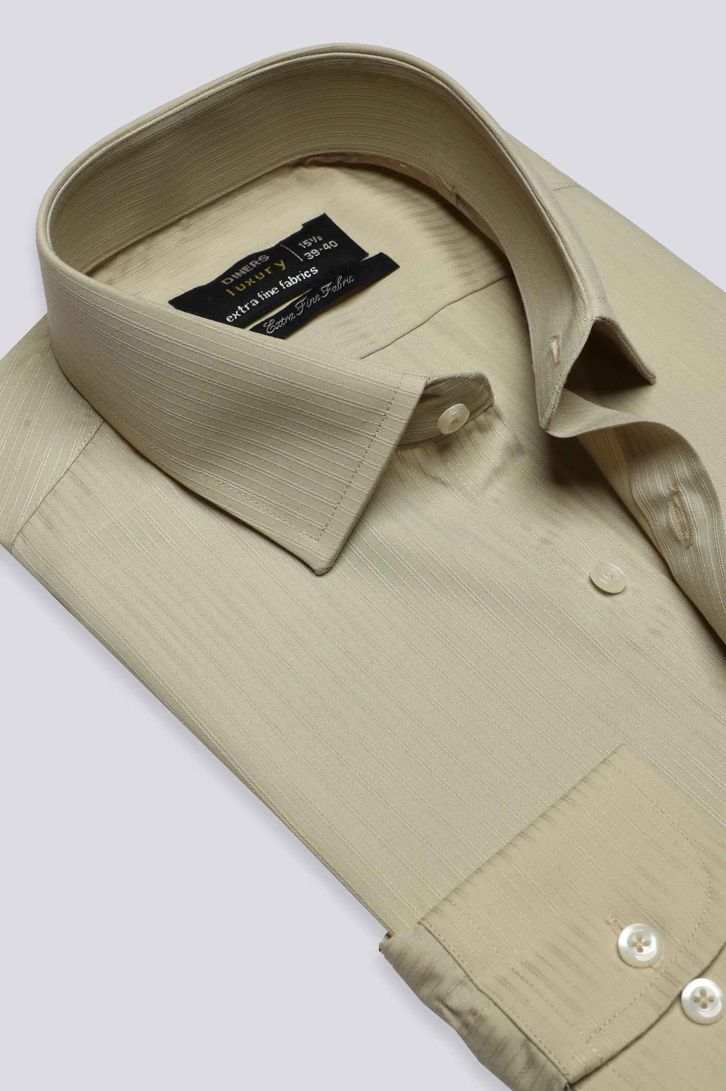 Fawn Textured Formal Shirt