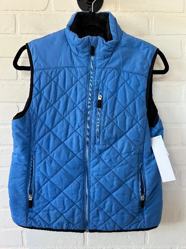 Blue Vest Puffer & Quilted Lands End, Size S