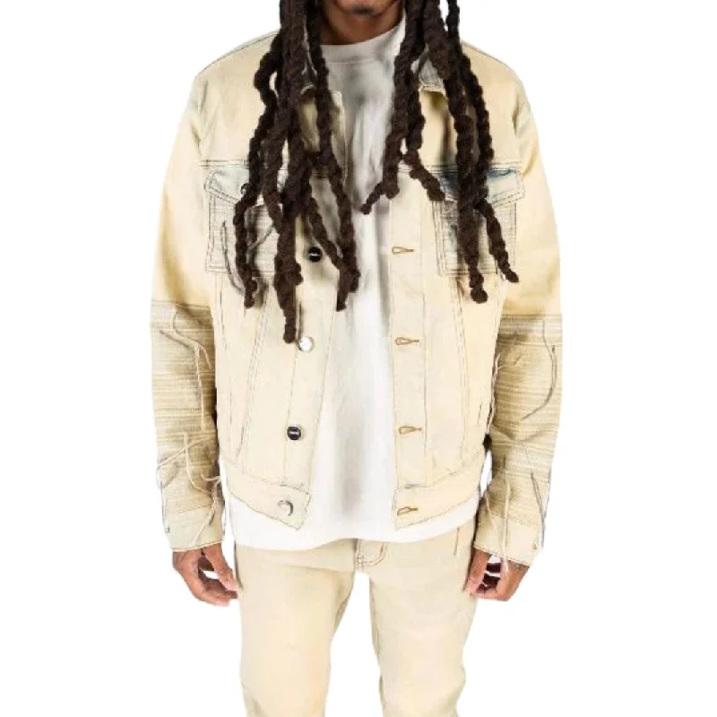 Pheelings "Phree Spirit" Denim Jacket (Light Blue/Sand)