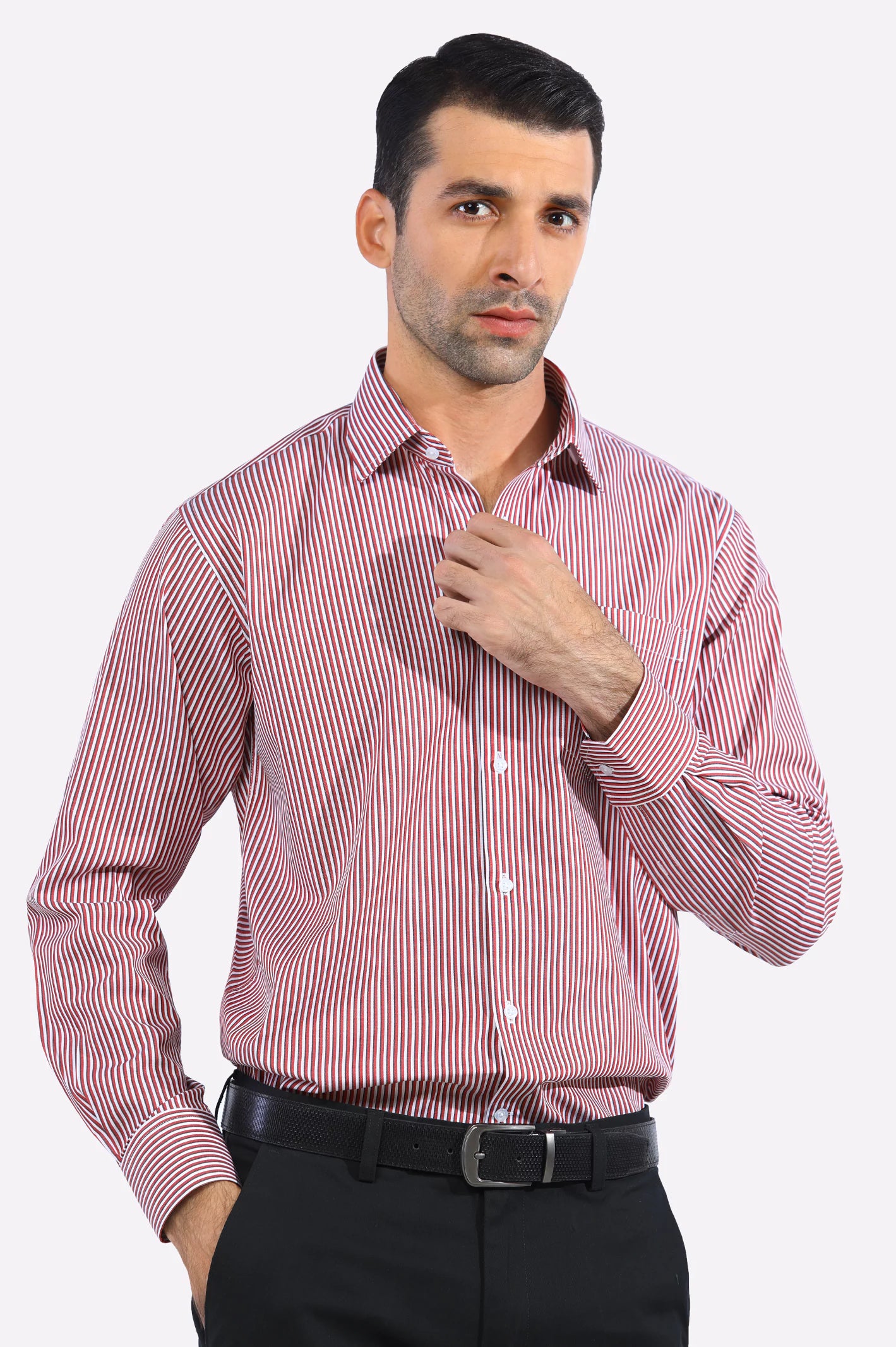 Multicolor Shadow Stripe Formal Shirt