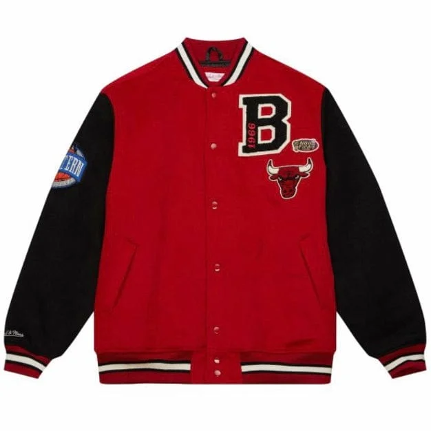 Mitchell & Ness Nba Chicago Bulls Team Legacy Varsity Jacket (Red/Black)