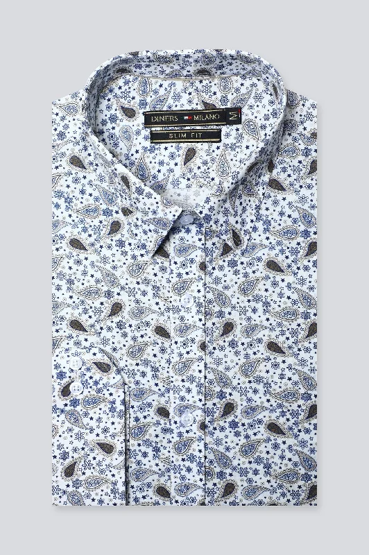 Multicolor Printed Casual Milano Shirt