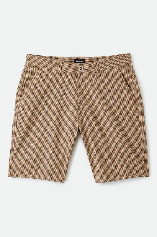 Choice Chino Short - Vanilla Houndstooth