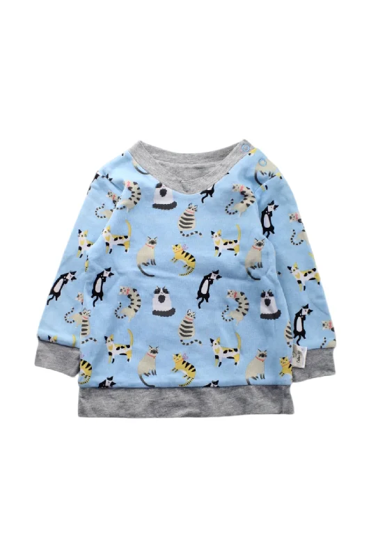 Cotton Pigs Animal Print Sweatshirt 6-12M