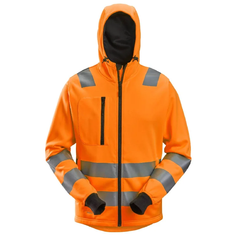 Snickers 8039 Full Zip Hi Vis Hoodie Class 2/3