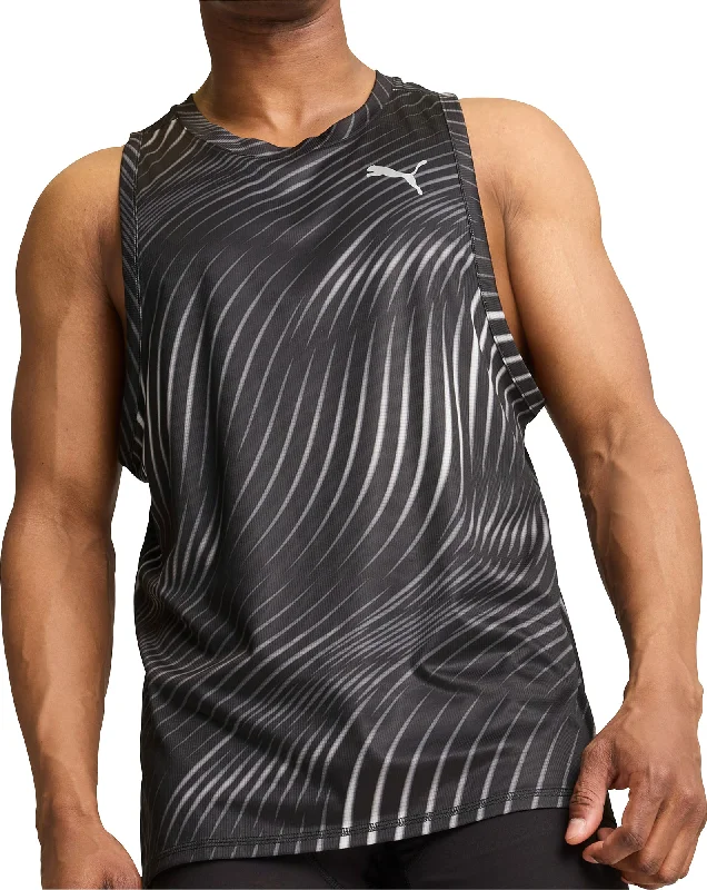 Puma Run Favourite Mens Running Vest - Black