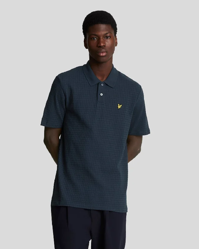 Micro Argyle Polo Shirt