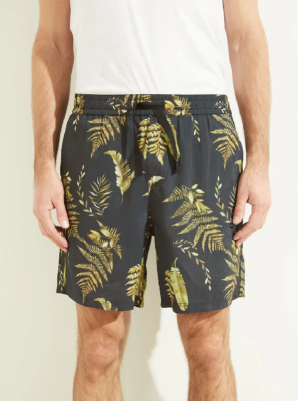 Eco Phoenix Palm Print Shorts