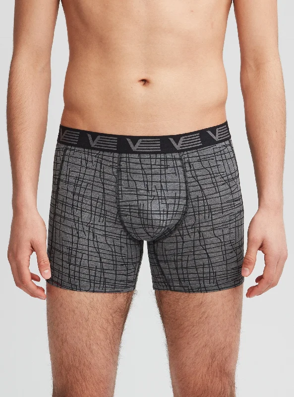 Charcoal bamboo trunks with lined pattern