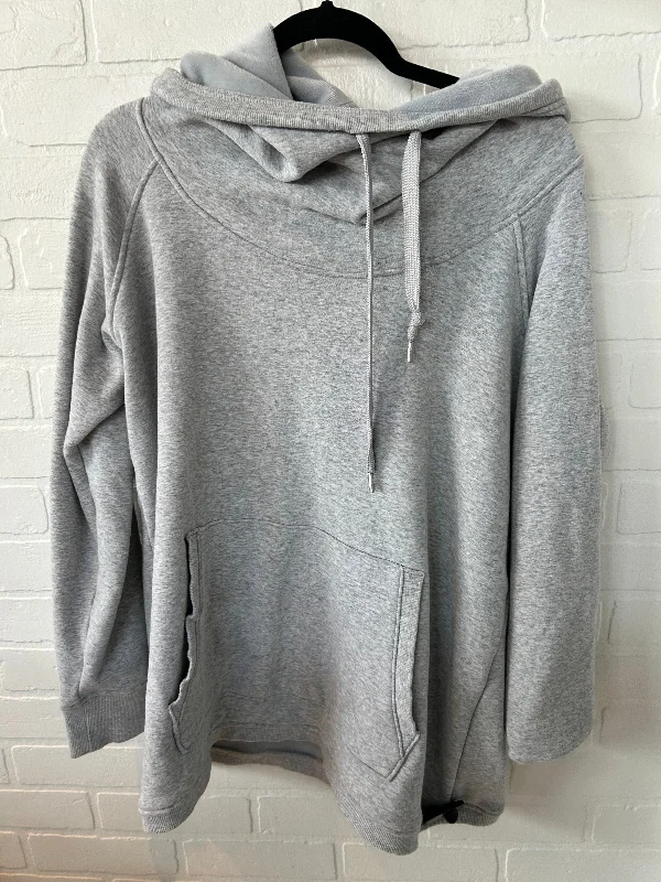 Athletic Sweatshirt Hoodie By Athleta In Grey, Size: Xl