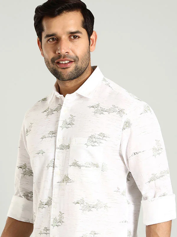 Men Printed Full Sleeve Cotton Blend Shirt