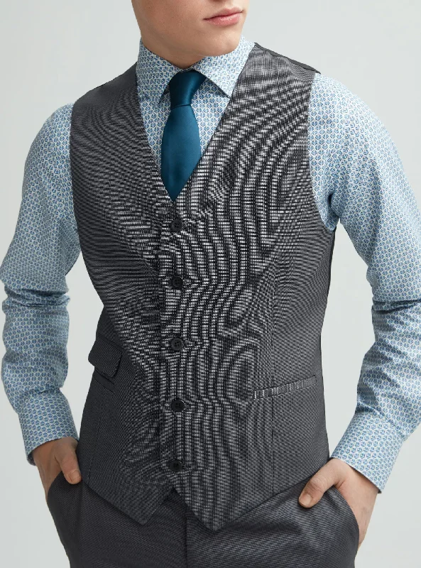 Charcoal suit jacket