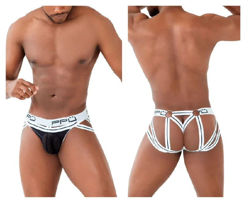 PPU 2305 Mesh Jockstrap Color White