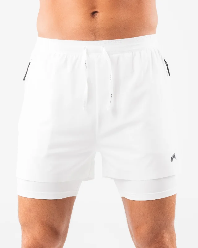 Elite Swift Short 5" - White