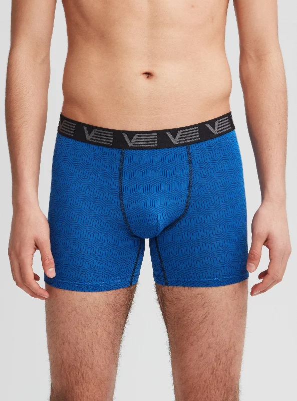 Blue Bamboo Labyrinth Boxer