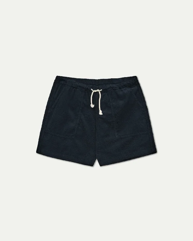 LA PAZ FORMIGAL BABY CORD SHORTS IN NAVY