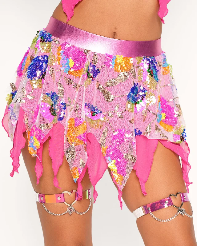 Katie Kayyyy x iHR Rainbow Road Skirt