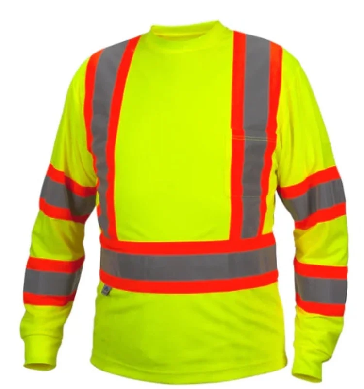 Pyramex Hi-Vis Class 3 Long Sleeve T-Shirt