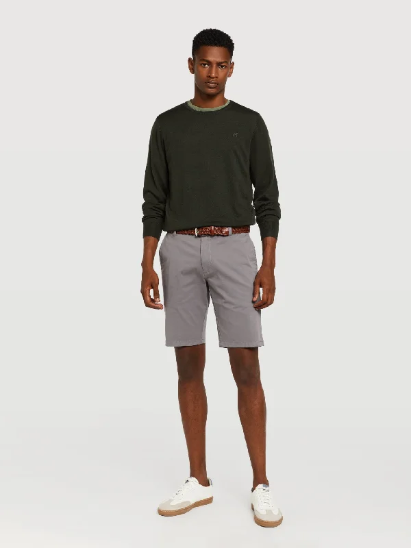 Slim fit basic bermuda shorts