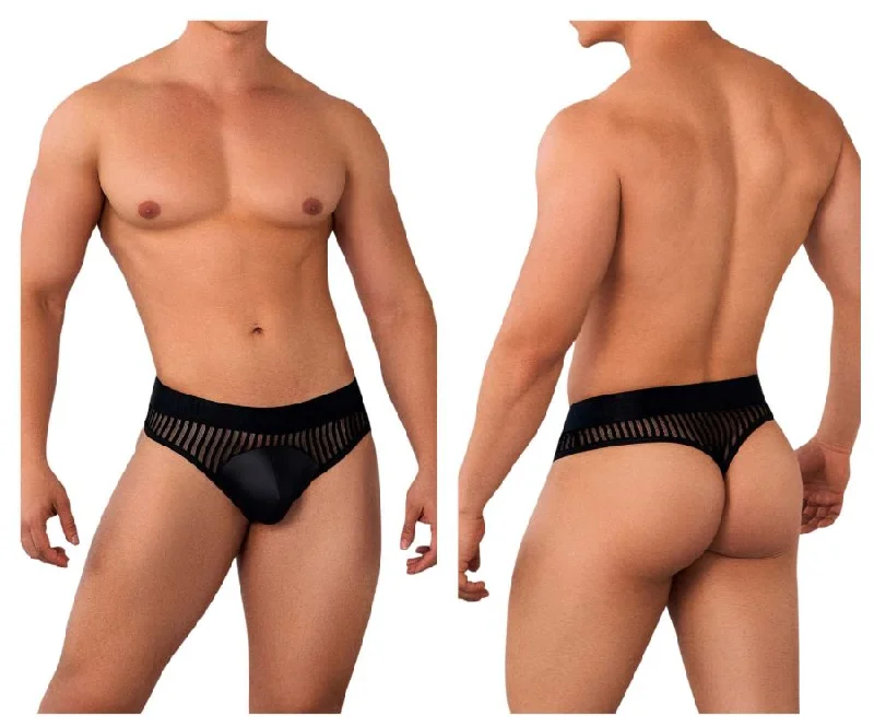 CandyMan 99642 Mesh Thongs Color Black