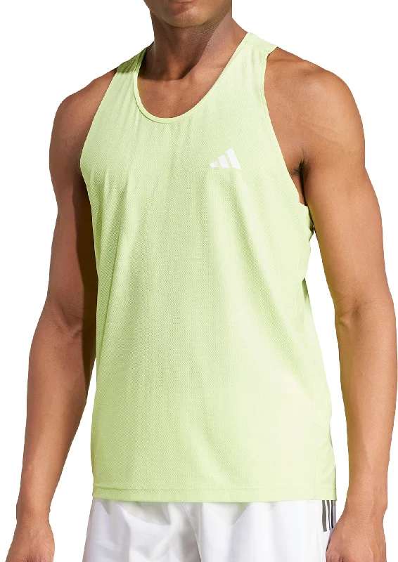 adidas Own The Run Mens Running Vest - Green