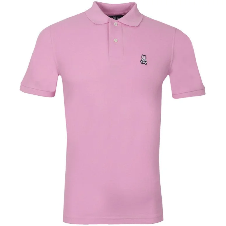 ID24312-Psycho Bunny Pink Classic Polo