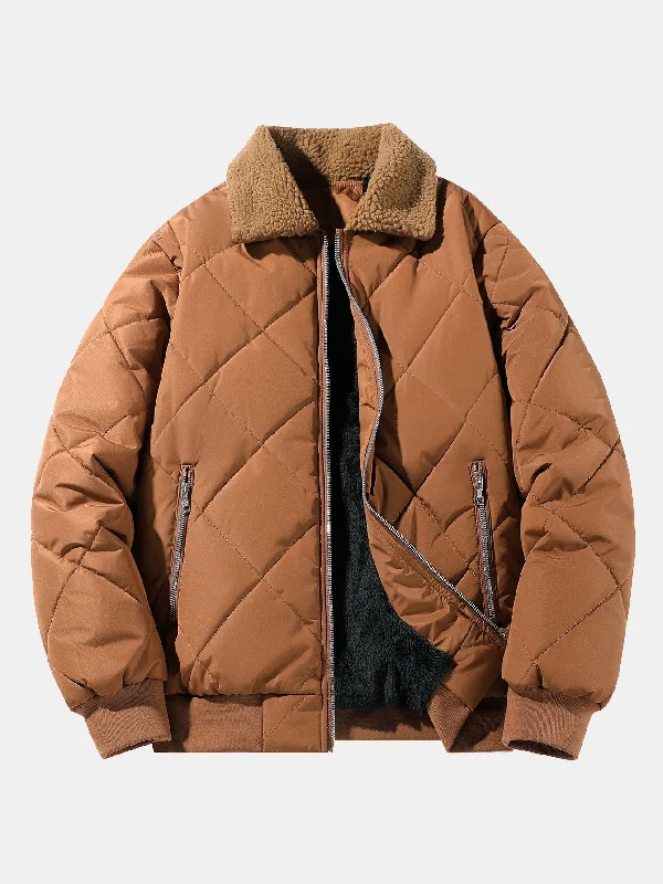 Teddy Lined Quilted Jacket