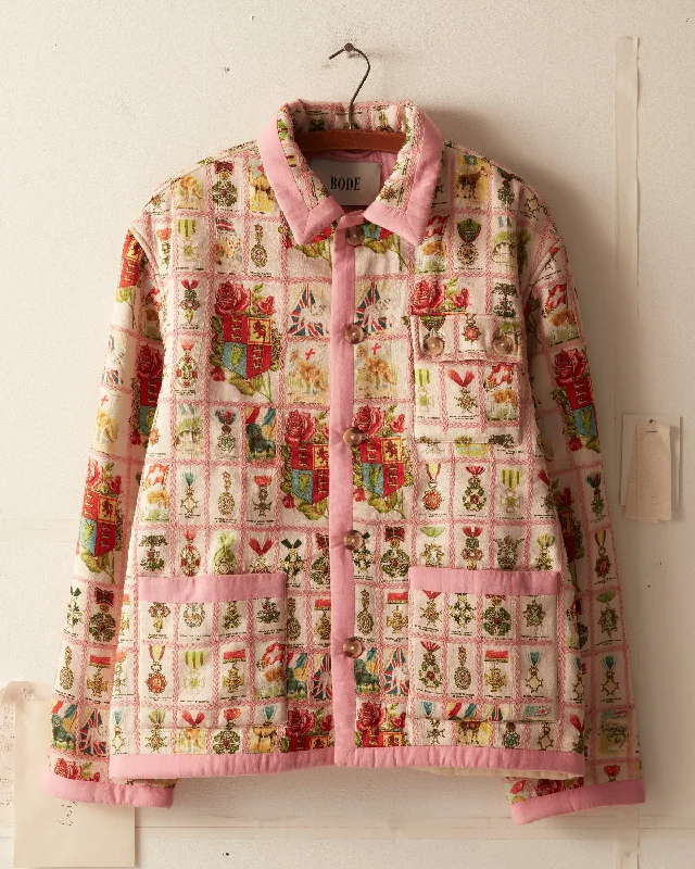 Tobacco Signet Quilt Jacket