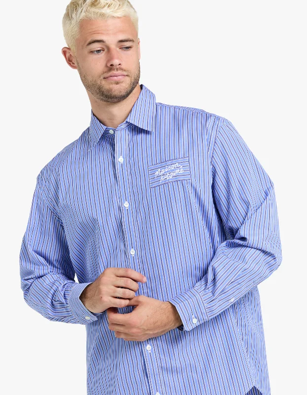 Striped Shirt - Blue/White