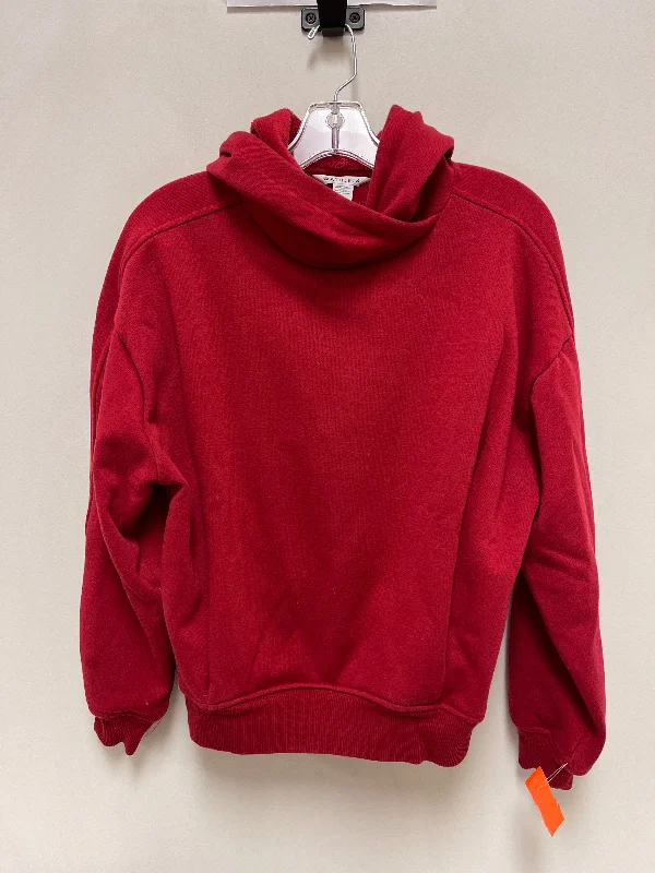 Athletic Sweatshirt Hoodie By Athleta In Red, Size: S