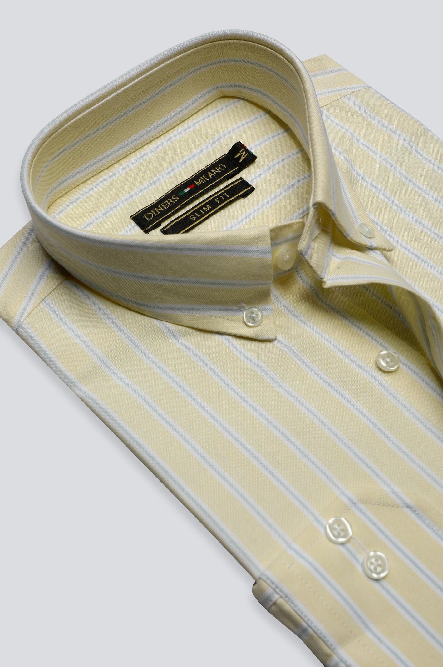 Yellow Stripes Casual Shirt